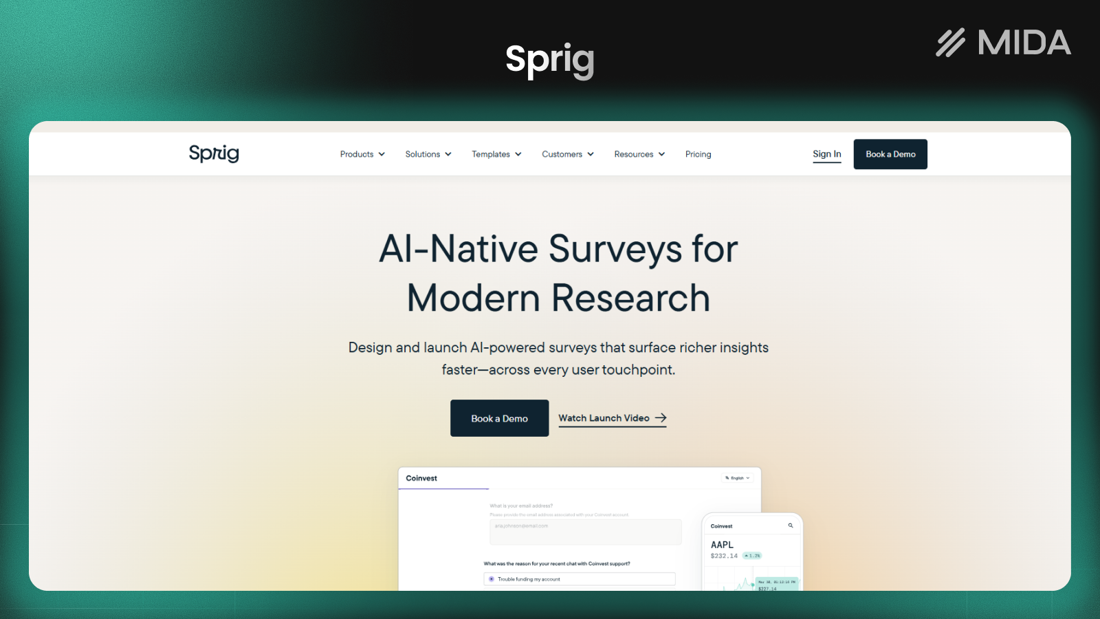 Sprig alternatives