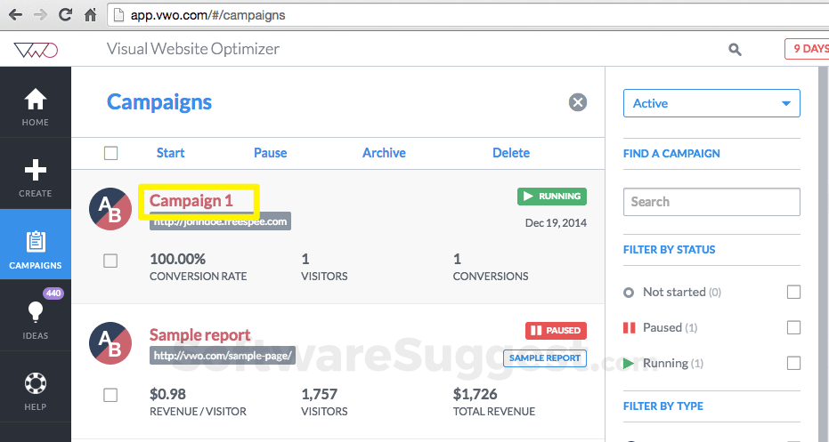 VWO (Visual Website Optimizer) 