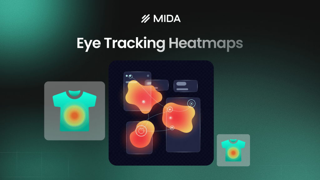 Eye tracking heatmap