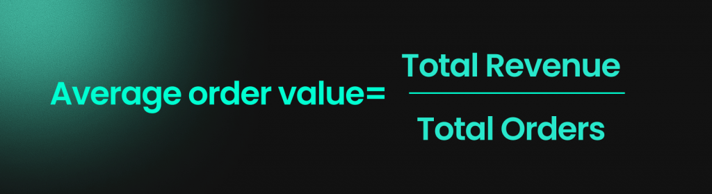 How to calculate average order value